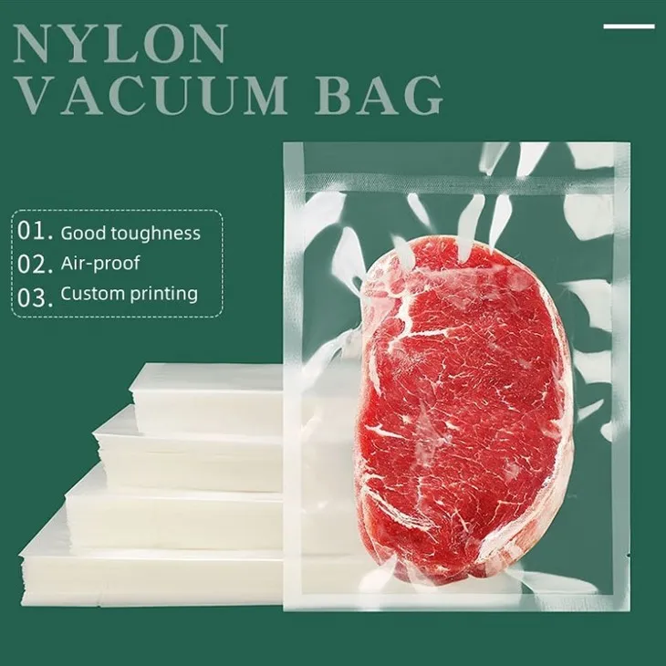 Sacchetti di stoccaggio in plastica con chiusura sottovuoto