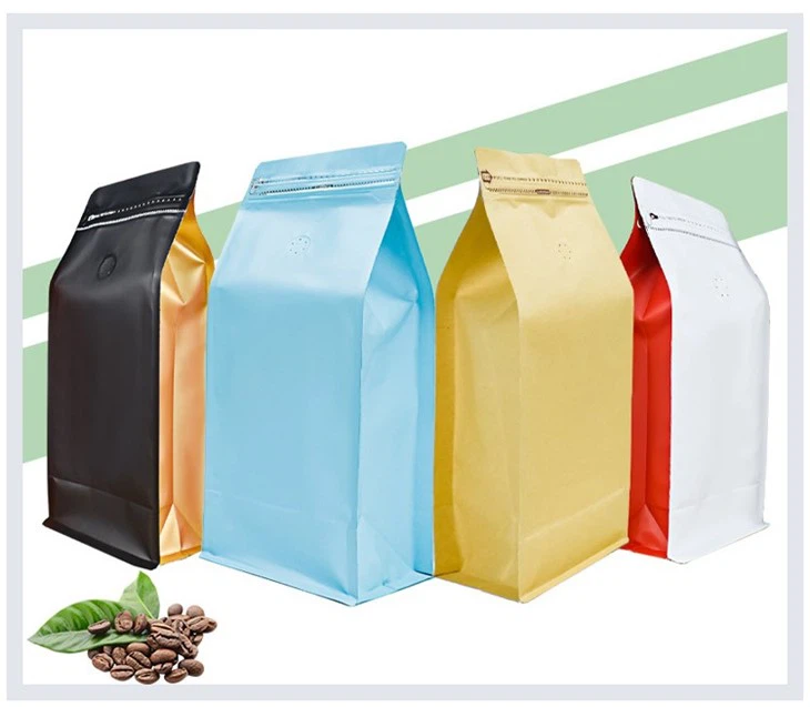 Sacchetti di carta Kraft laminati con cerniera