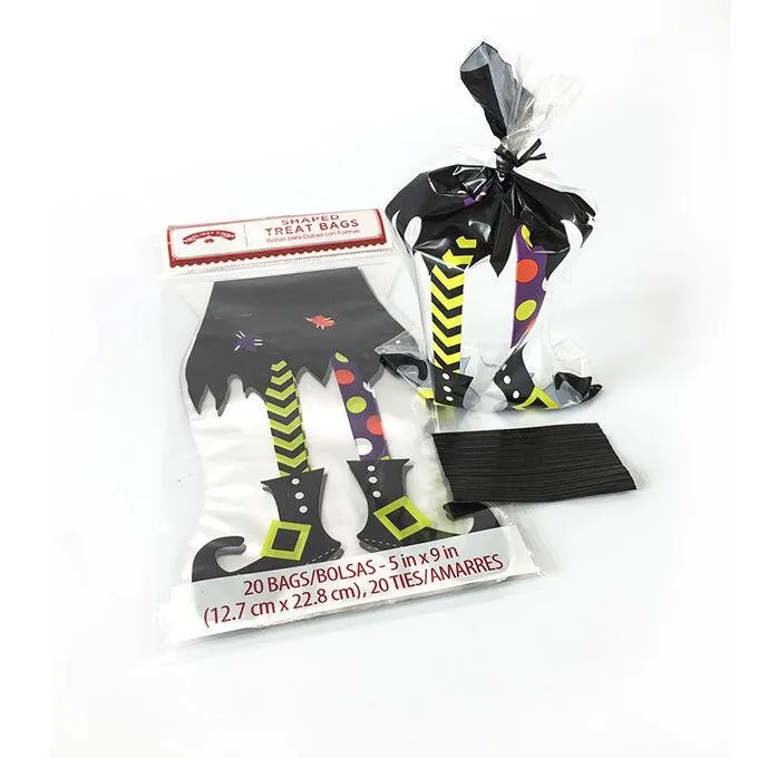 Sacchetti di caramelle di plastica OPP in cellophane di Halloween Zucca personalizzata