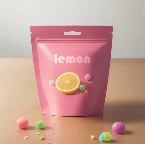 Popolare sacchetto di plastica per alimenti con cerniera sacchetto di plastica modello personalizzato imballaggio sacchetti di plastica per alimenti