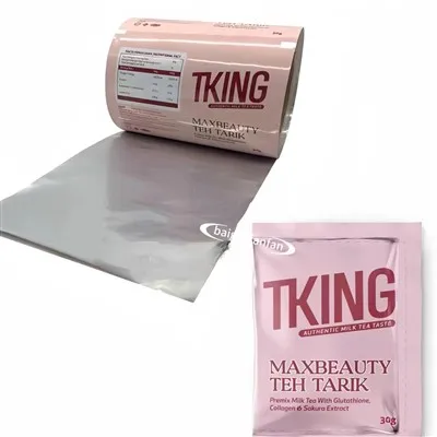 Rotolo di imballaggio alimentare stampato personalizzato Film laminata in plastica in plastica rotolo di sache automatico a sachet rotolo di pellicola