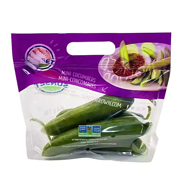 Borsa di imballaggio vegetale per cetriolo